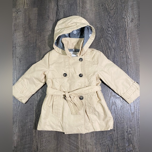 ZARA Girls Lined Trench Coat - Picture 1 of 4